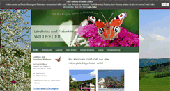 Desktop Screenshot of fewo-wildfeuer.de